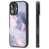 iPhone 16 Pro Max Purple Clouds Photograph Black Impact Phone Case