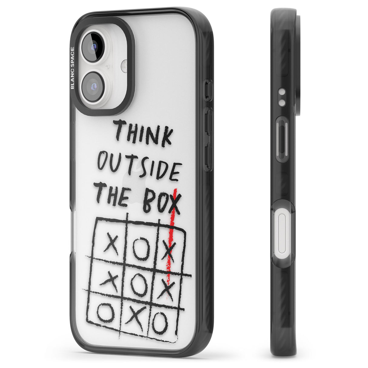 iPhone 16 Pro Max Think Outside the Box Black Impact Phone Case