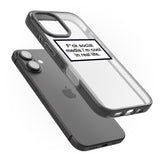 iPhone 16 Pro Max F*ck Social Media Black Impact Phone Case