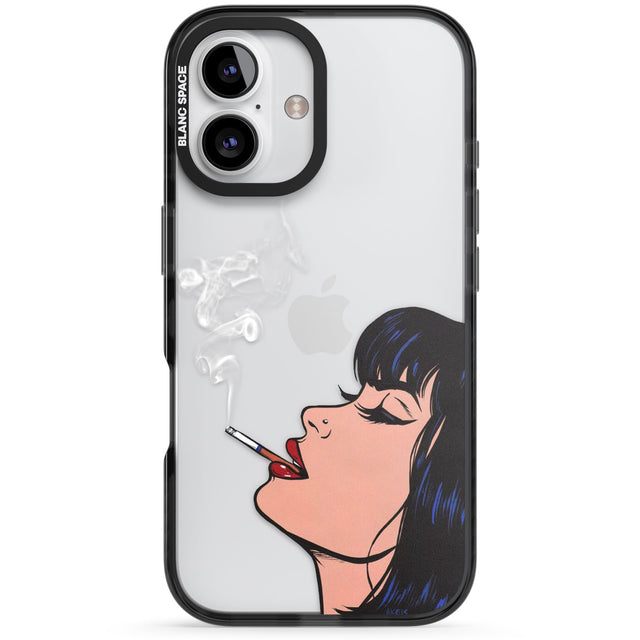 Stress Relief - Pop Art Black Impact Phone Case for iPhone 16, iPhone 16 Plus