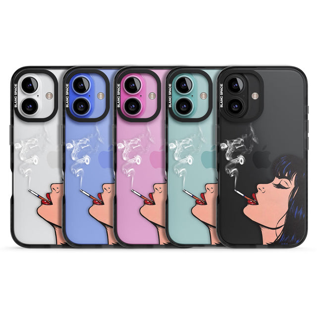 Stress Relief - Pop Art Black Impact Phone Case for iPhone 16, iPhone 16 Plus