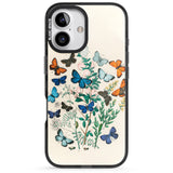 iPhone 16 Pro Max European Butterflies Black Impact Phone Case