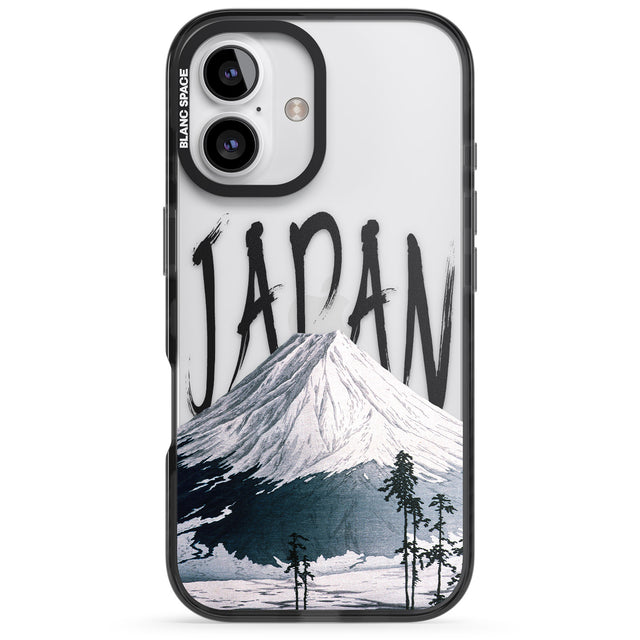 iPhone 16 Pro Max Mount Fuji Cutout Black Impact Phone Case