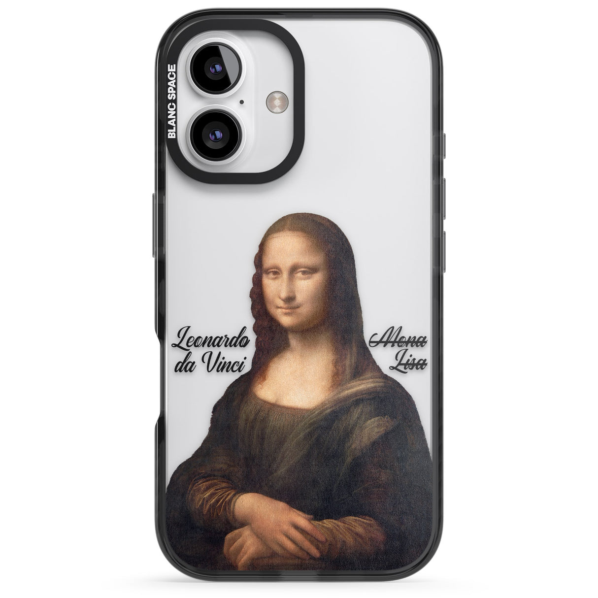 iPhone 16 Pro Max Mona Lisa Cutout Black Impact Phone Case