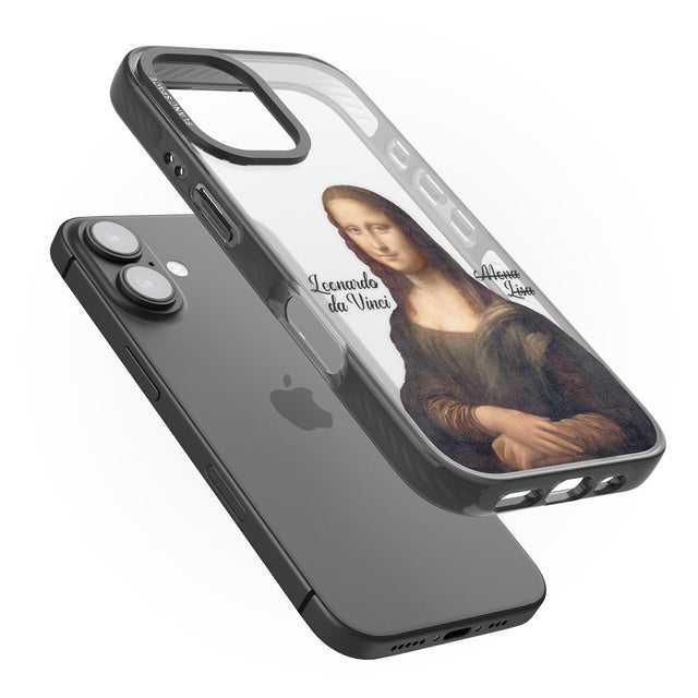 iPhone 16 Pro Max Mona Lisa Cutout Black Impact Phone Case