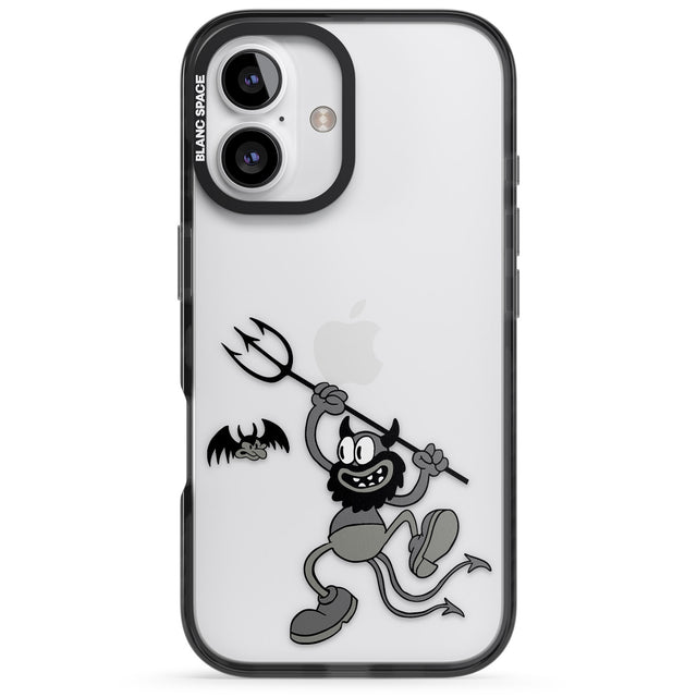 iPhone 16 Pro Max Dancing Devil Black Impact Phone Case