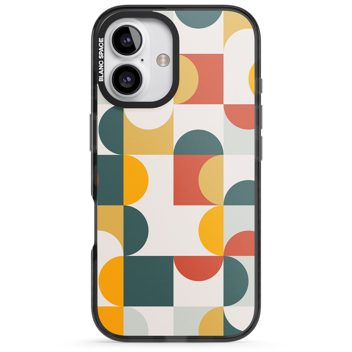 Abstract Retro Shapes: Muted Colour Mix