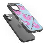 iPhone 16 Pro Max Pink Sloth Black Impact Phone Case