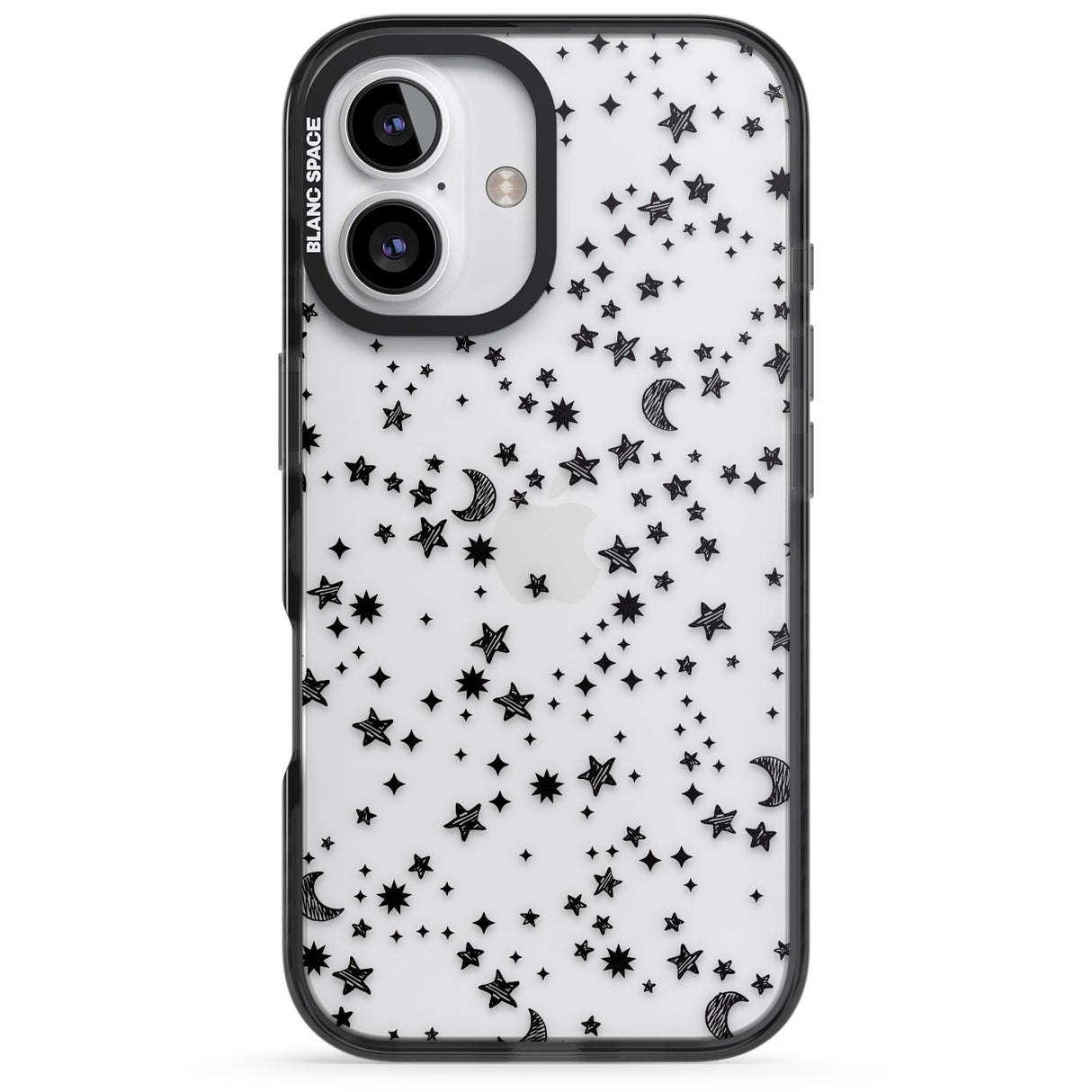 Black Cosmic Galaxy Pattern