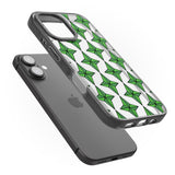 iPhone 16 Pro Max Emerald Stars Pattern (Clear) Black Impact Phone Case