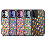 iPhone 16 Pro Max Multicolour Polka-dot Fiesta Black Impact Phone Case