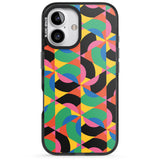 iPhone 16 Pro Max Abstract Carnival Black Impact Phone Case