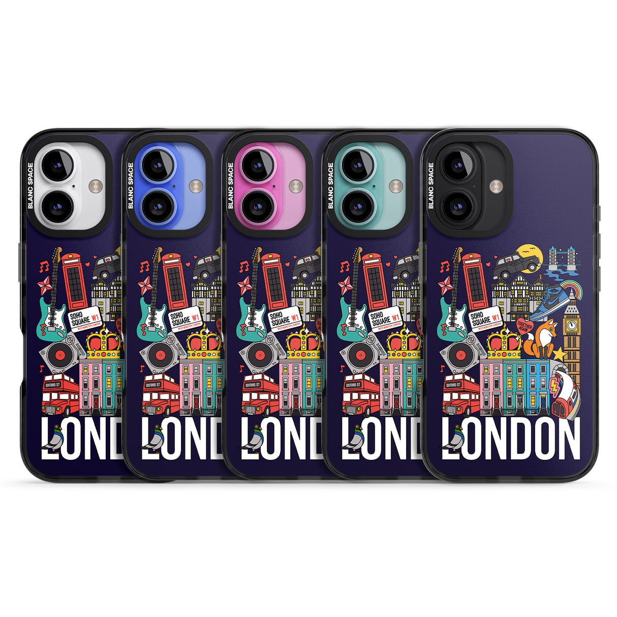 iPhone 16 Pro Max London Calling Black Impact Phone Case