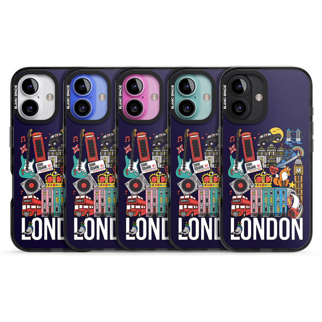 iPhone 16 Pro Max London Calling Black Impact Phone Case