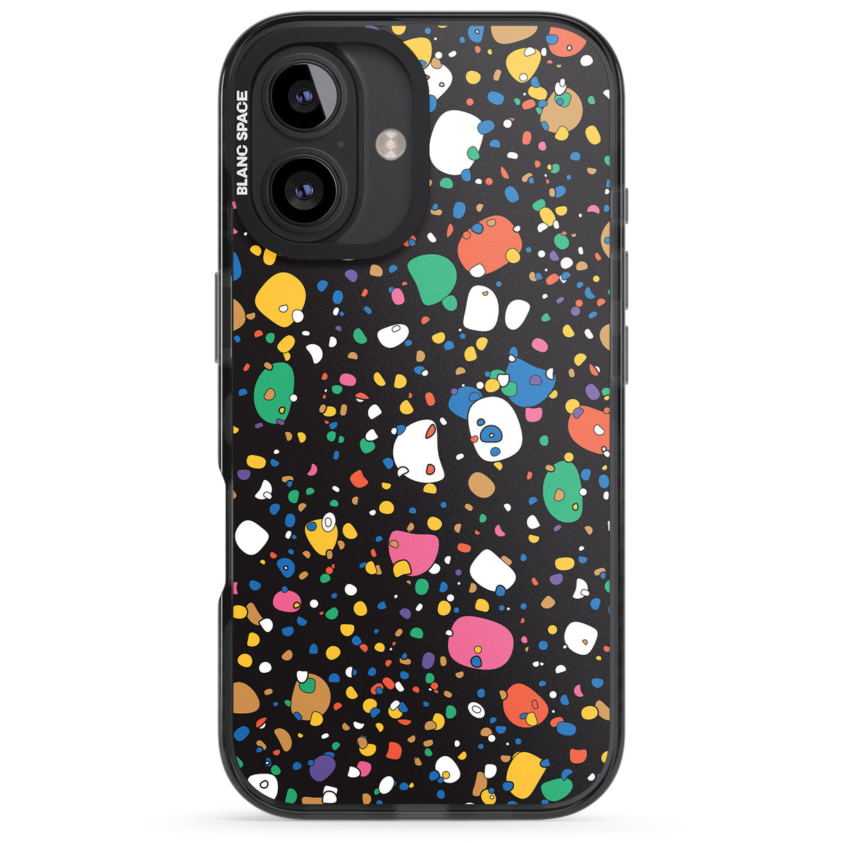 Colourful Confetti Pebbles (Black)