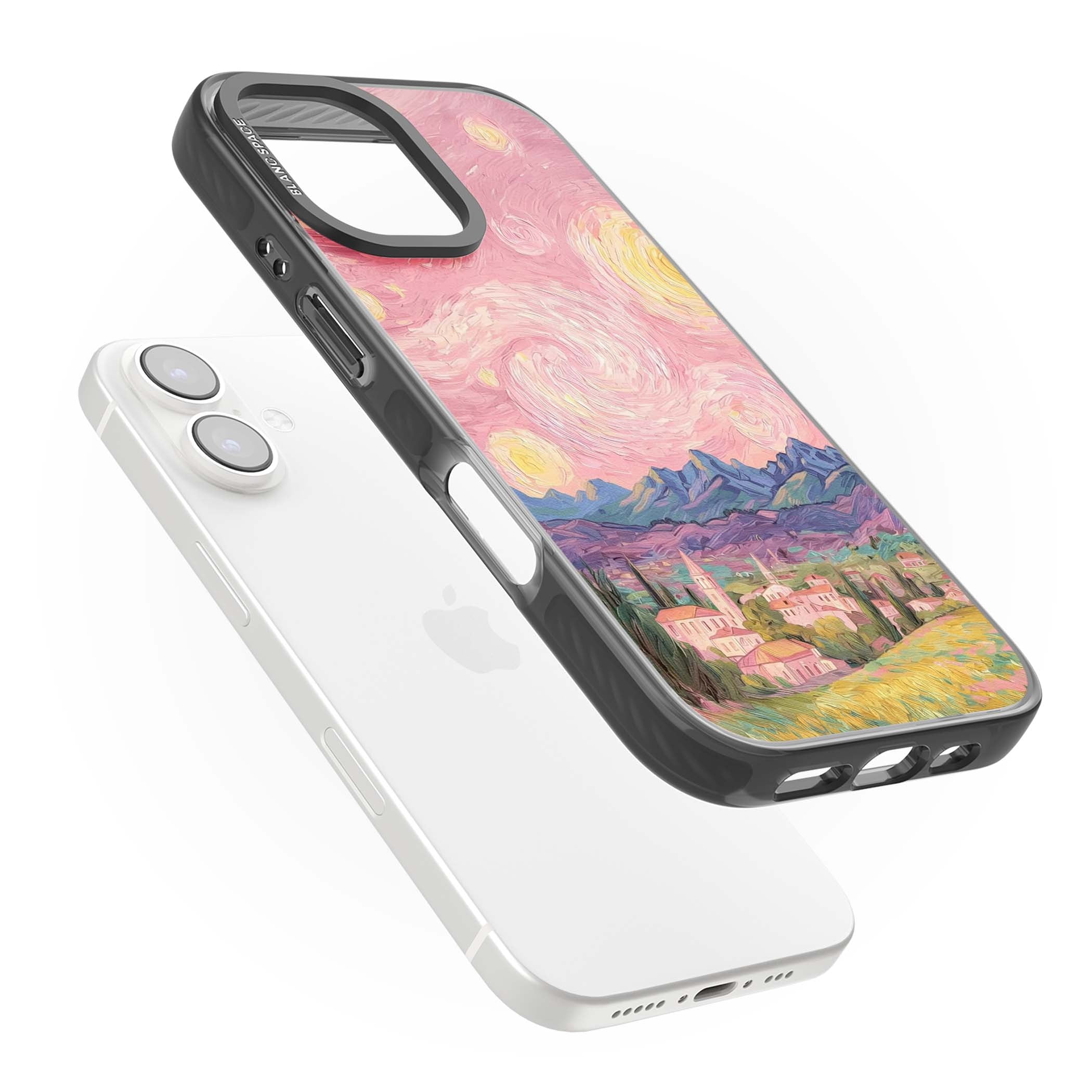 The Starry Sunset for her iPhone case | Black Impact case for iPhone 16, iPhone 16 Plus