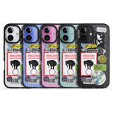 iPhone 16 Pro Max Peeled Sticker Mix Black Impact Phone Case