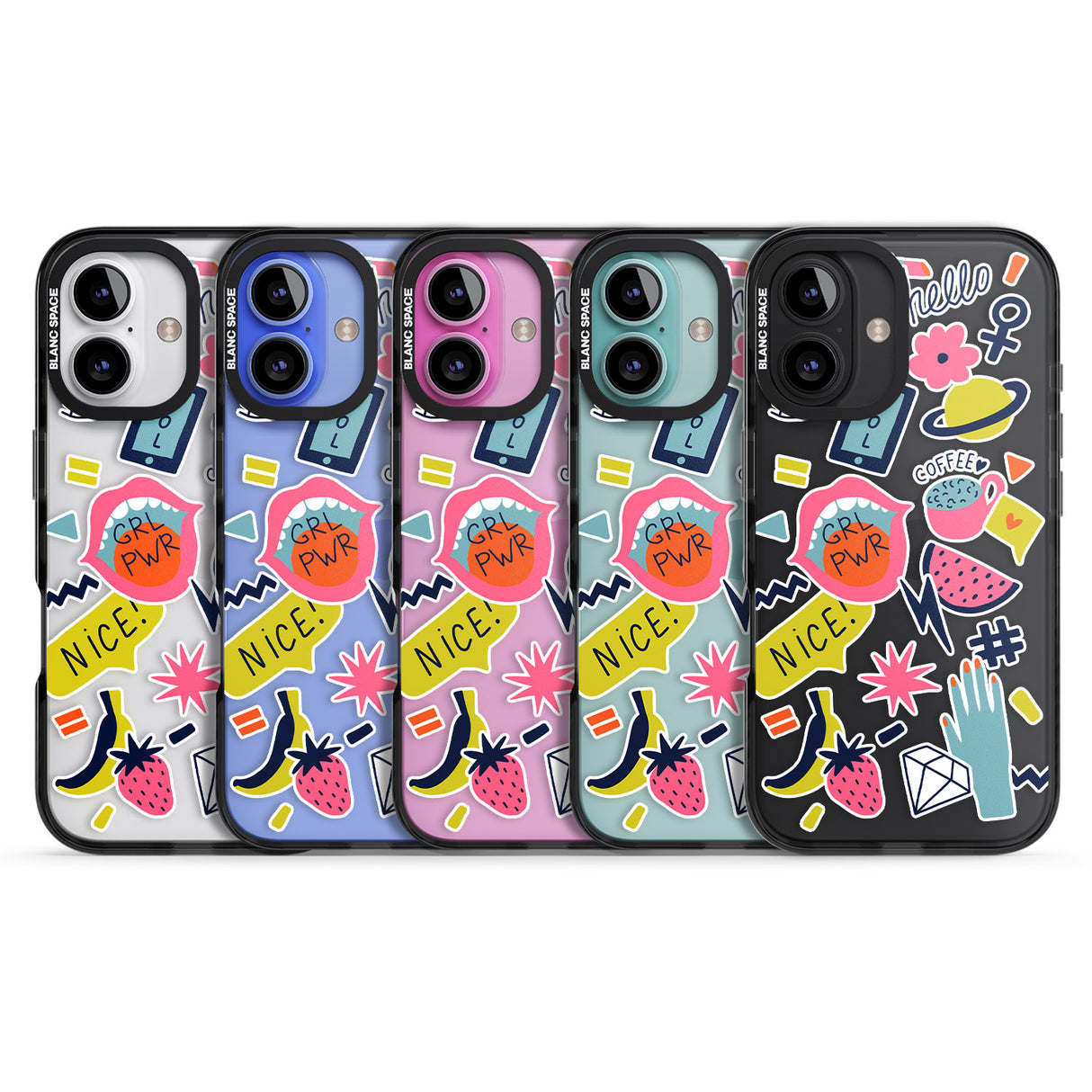 iPhone 16 Pro Max GRL PWR Black Impact Phone Case