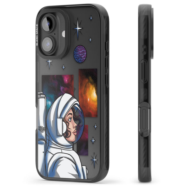 iPhone 16 Pro Max Cosmic Ambition Black Impact Phone Case