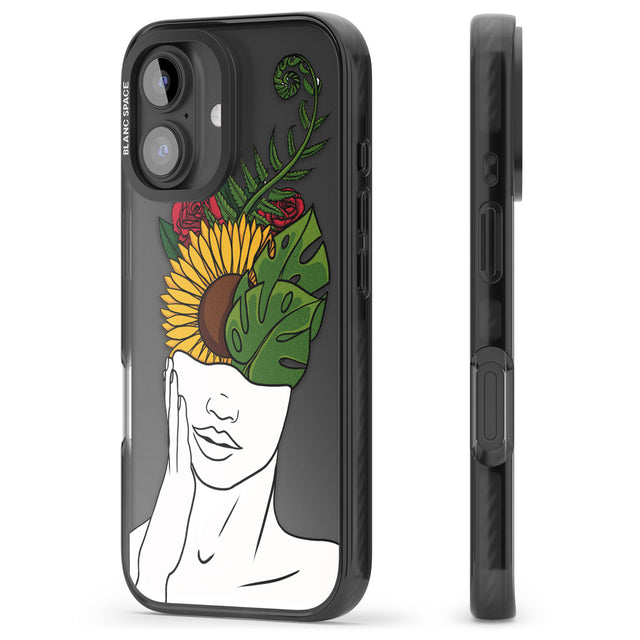 iPhone 16 Pro Max Let The Mind Flourish Black Impact Phone Case