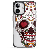 iPhone 16 Pro Max Autumn Sugar Skull Black Impact Phone Case