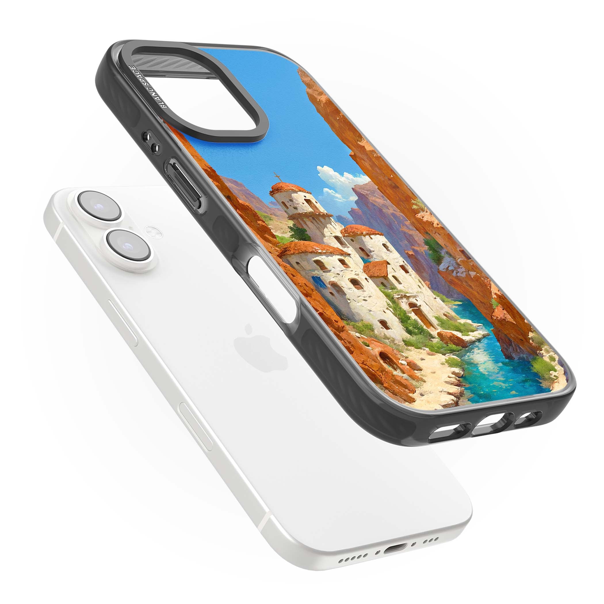 Canyon Haven for her iPhone case | Black Impact case for iPhone 16, iPhone 16 Plus