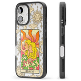 iPhone 16 Pro Max Celestial Zodiac - Gemini Black Impact Phone Case + Magsafe