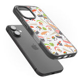 iPhone 16 Pro Max Kawaii Sushi Mix Black Impact Phone Case