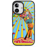 iPhone 16 Pro Max Floral Revolution Black Impact Phone Case