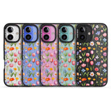 iPhone 16 Pro Max Small Flower Mix Black Impact Phone Case + Magsafe