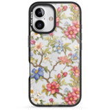 iPhone 16 Pro Max Vintage Vines & Flowers Clear Impact Phone Case + Magsafe