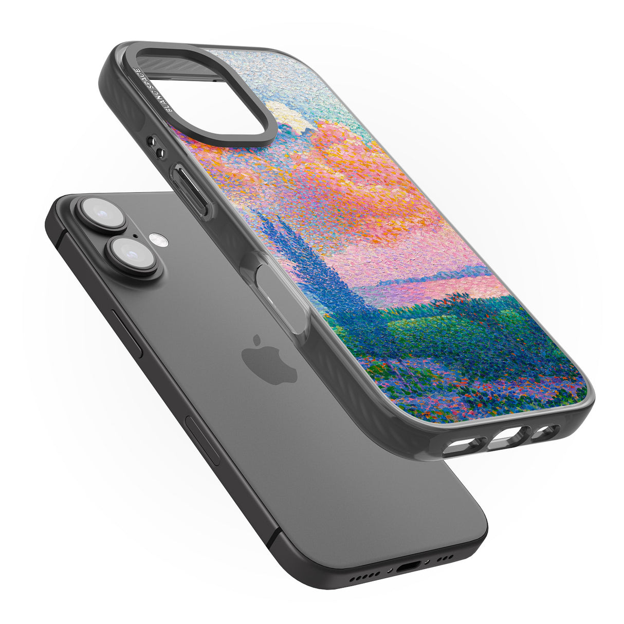 iPhone 16 Pro Max Spring's Garden Black Impact Phone Case