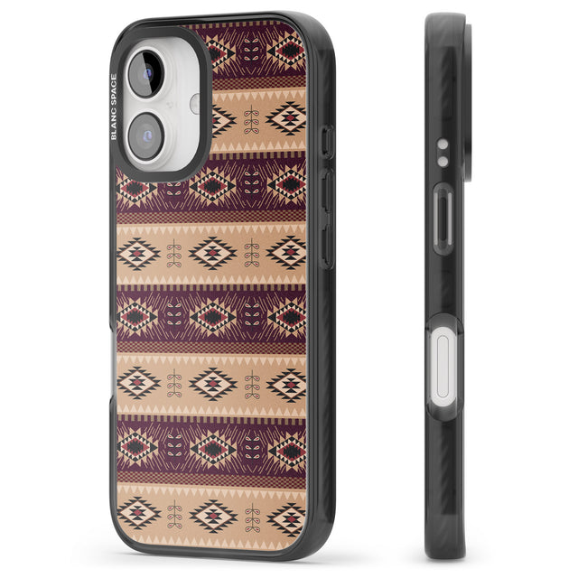 iPhone 16 Pro Max Western Poncho Black Impact Phone Case