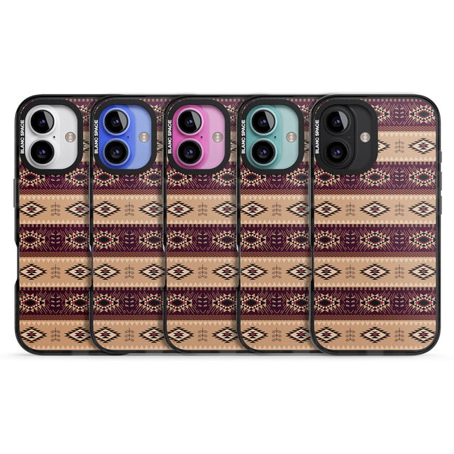 iPhone 16 Pro Max Western Poncho Black Impact Phone Case