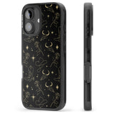 iPhone 16 Pro Max Celestial West Pattern Black Impact Phone Case