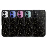 iPhone 16 Pro Max Celestial West Pattern Black Impact Phone Case