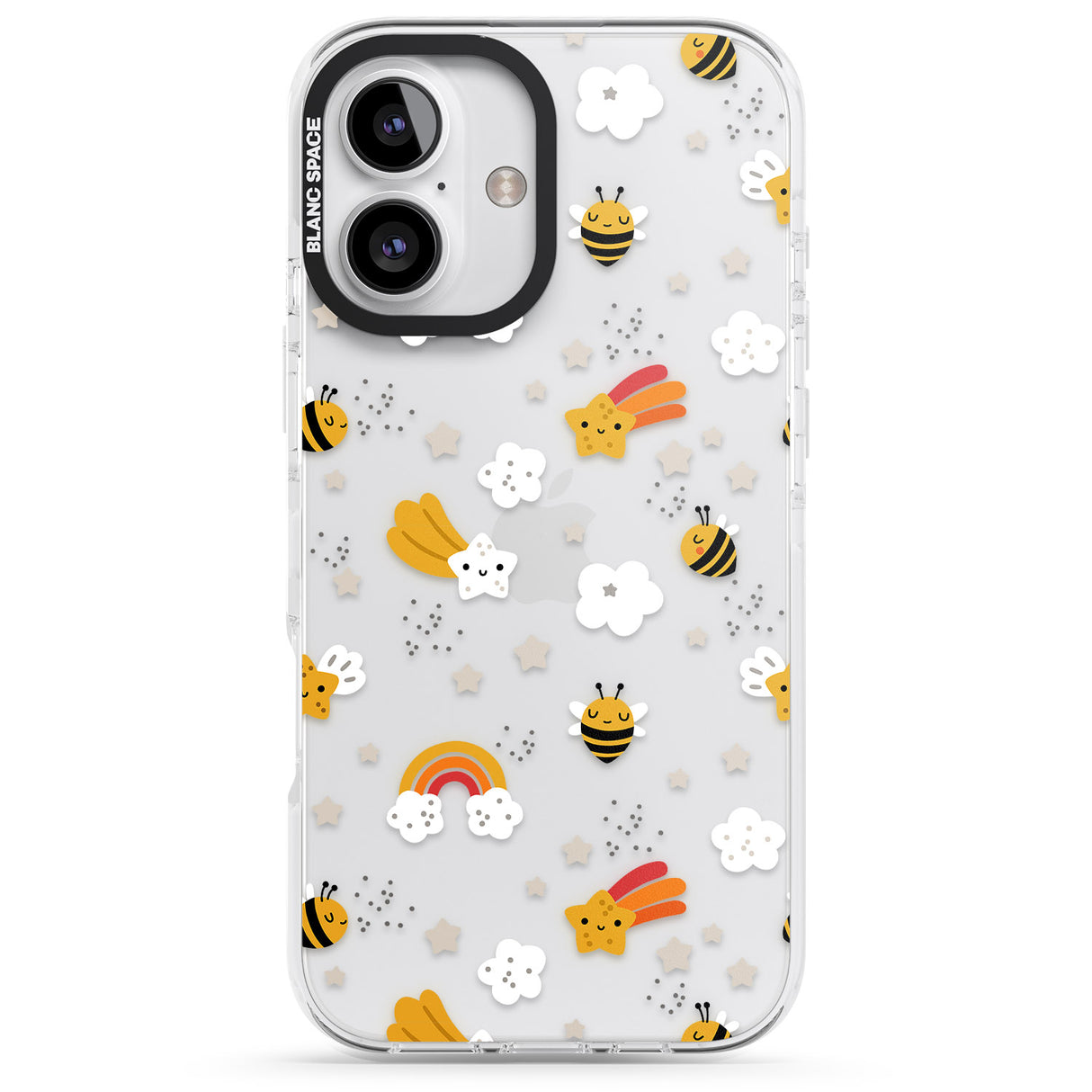 iPhone 16 Pro Max Busy Bee Black Impact Phone Case