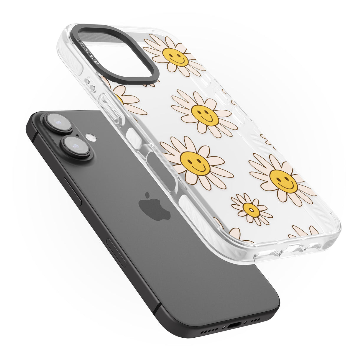 iPhone 16 Daisy Faces Clear Impact Phone Case