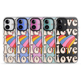 iPhone 16 Groovy Love Clear Impact Phone Case