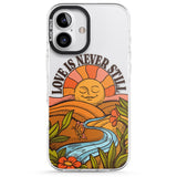 iPhone 16 Pro Max Love is Never Still Black Impact Phone Case + Magsafe