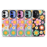 iPhone 16 Groovy Blossoms Clear Impact Phone Case