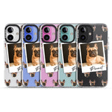 iPhone 16 Pro Max Personalised French Bulldog, Tan - Dog Photo Black Impact Phone Case