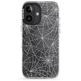 iPhone 16 Pro Max Personalised Spider Web Pattern Black Impact Phone Case