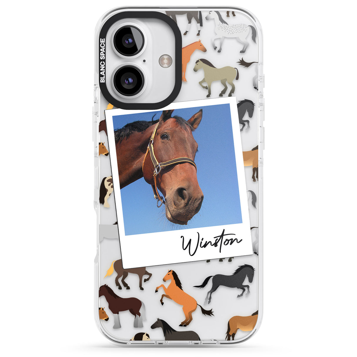 Personalised Horse Polaroid