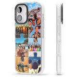 iPhone 16 Pro Max Personalised Jigsaw Photo Grid Black Impact Phone Case