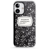 iPhone 16 Pro Max Personalised Notebook Cover Black Impact Phone Case