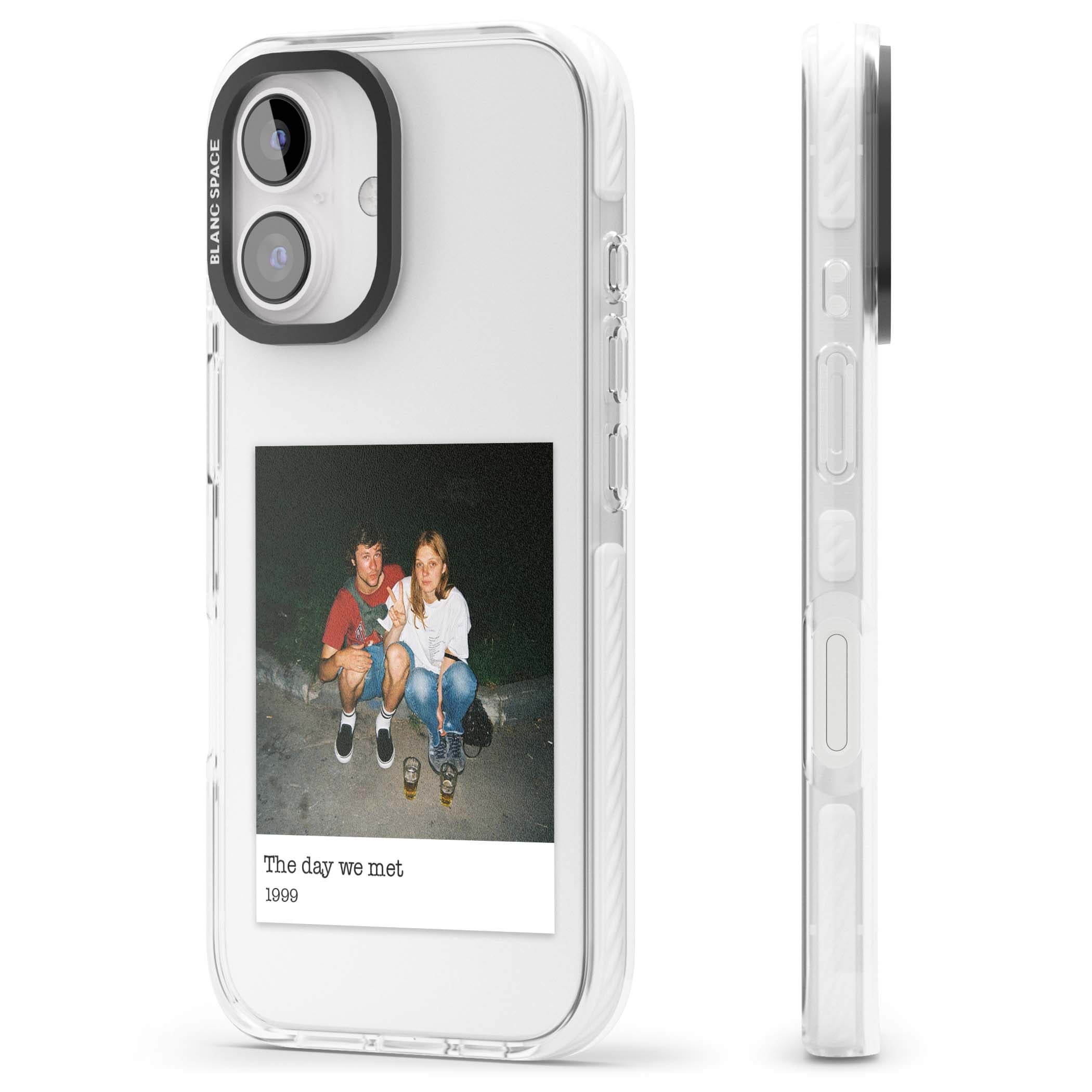 Photo Memory minimal iPhone case | Clear Impact case for iPhone 16, iPhone 16 Plus