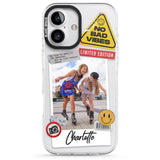 iPhone 16 Pro Max Personalised Sticker Mix Instant Photo Black Impact Phone Case