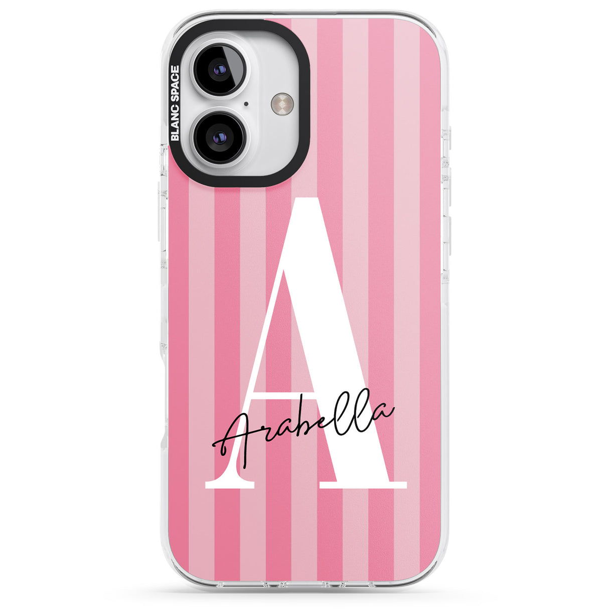 Personalised Pink on Pink Stripes