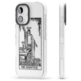 iPhone 16 Pro Max Personalised The Magician Tarot Card - Transparent Black Impact Phone Case